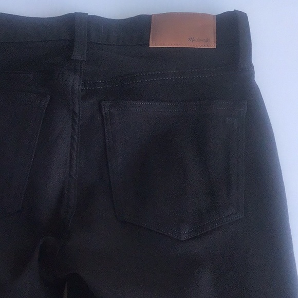 Madewell 8” skinny skinny black jeans 25 - Picture 13 of 16